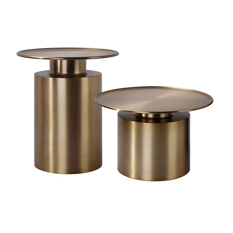 Mid-century Modern Style Pedestal Base Metal Color Selection Coffee Table