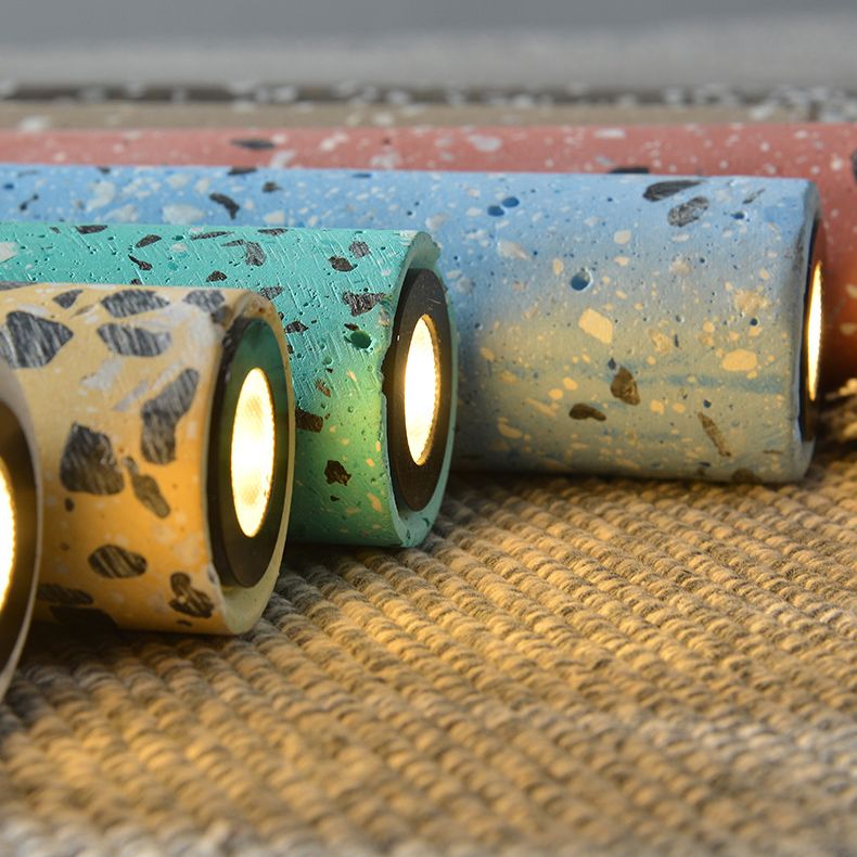 Trapezoid Stick Pendant Lighting Nordic 1 Bulb Down Light Fixture over Dining Table