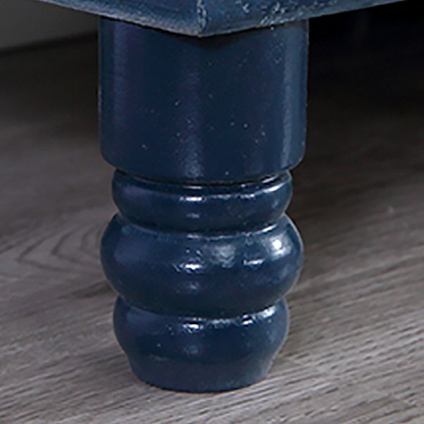 Mid-Century Modern Accent Cabinet with Solid Wood Turned Legs