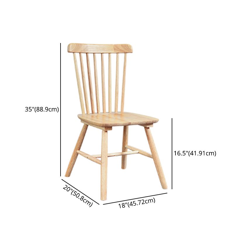 Moderne houten tafel set van 5/7 met rechthoektafel dinerset met winsorstoelen