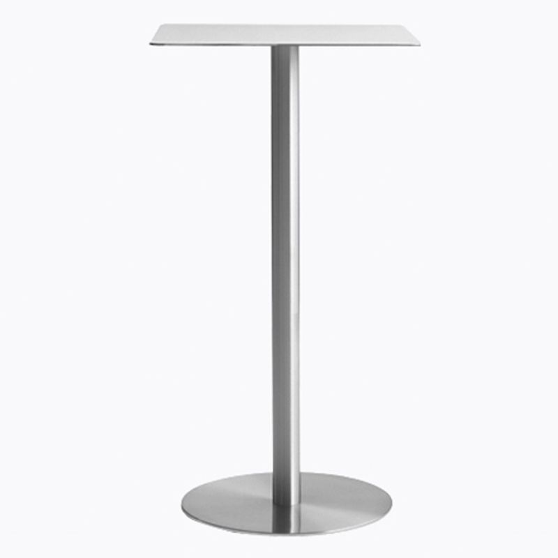 Industrial Round Bar Counter Table Metal Dining Table for Kitchen