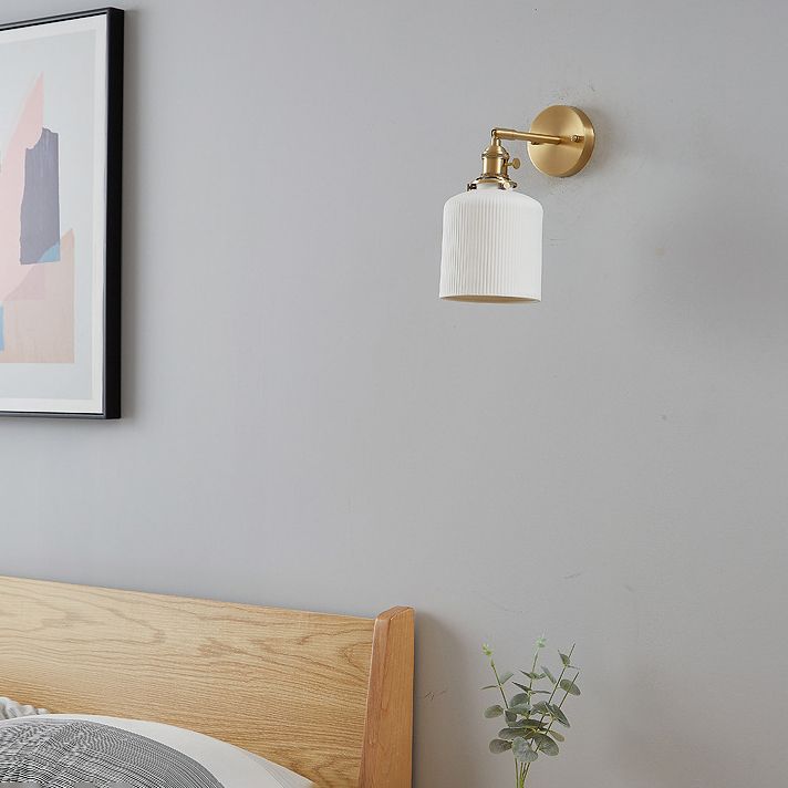 Cylinder Wall Lighting Fixtures copper Modern Style 1 Light Wall Mounted Light Fixture