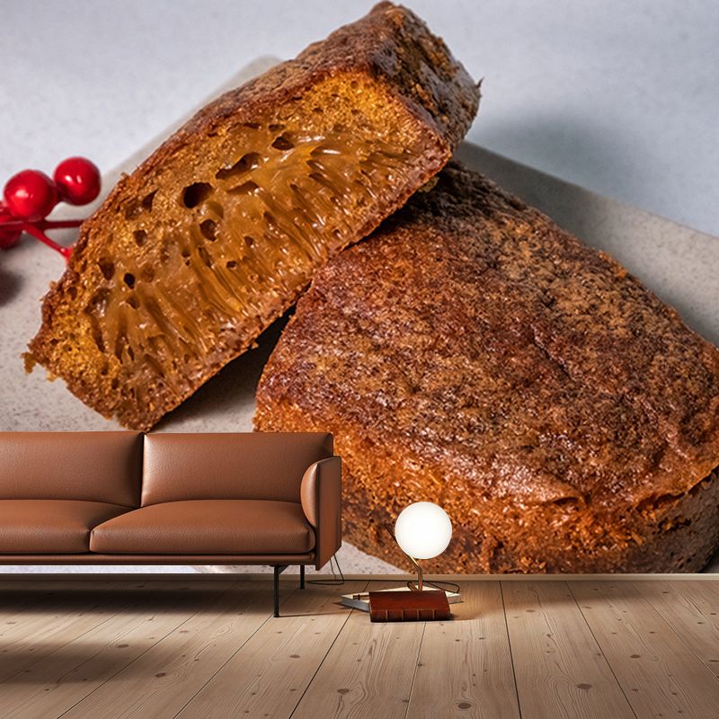 Dessert Mural Wallpaper Simple Commerce Shop Decoration, Waterproofing