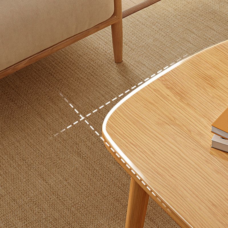 21" Wide Contemporary Coffee Table 4 Legs Single Coffee Cocktail Table