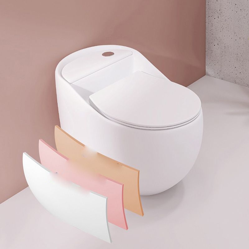 Contemporary Siphon Jet Toilet Floor Mounted Urine Toilet for Washroom