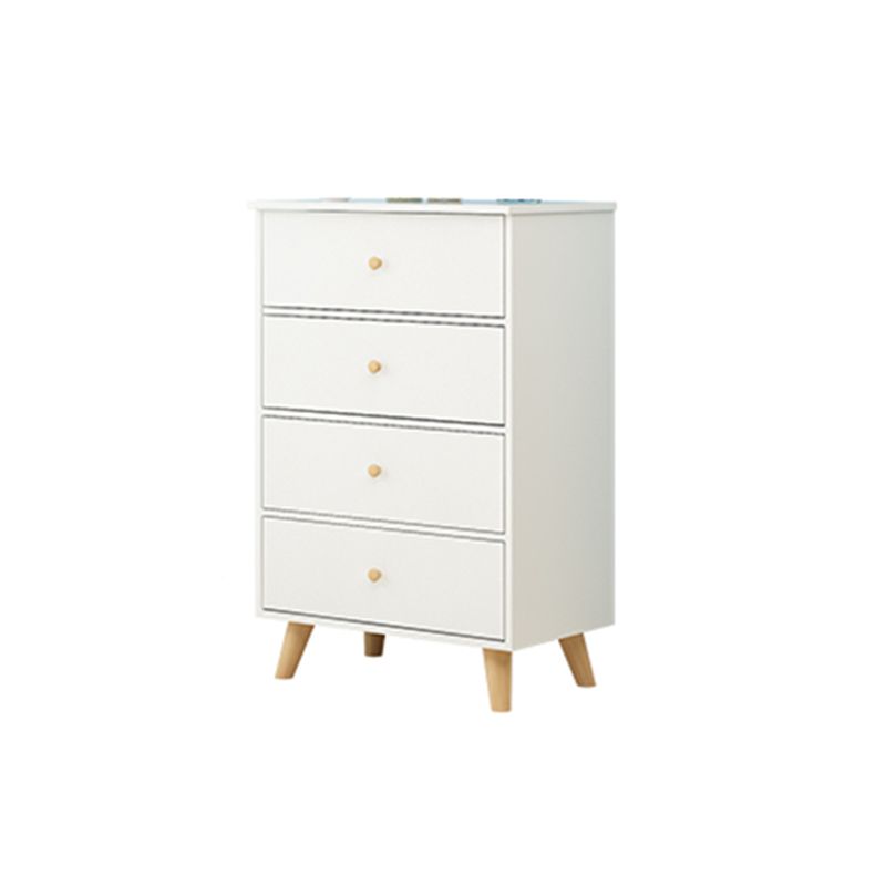 Contemporary 35.43" Tall Wooden Chest, Rectangle Accent Chest with Drawers