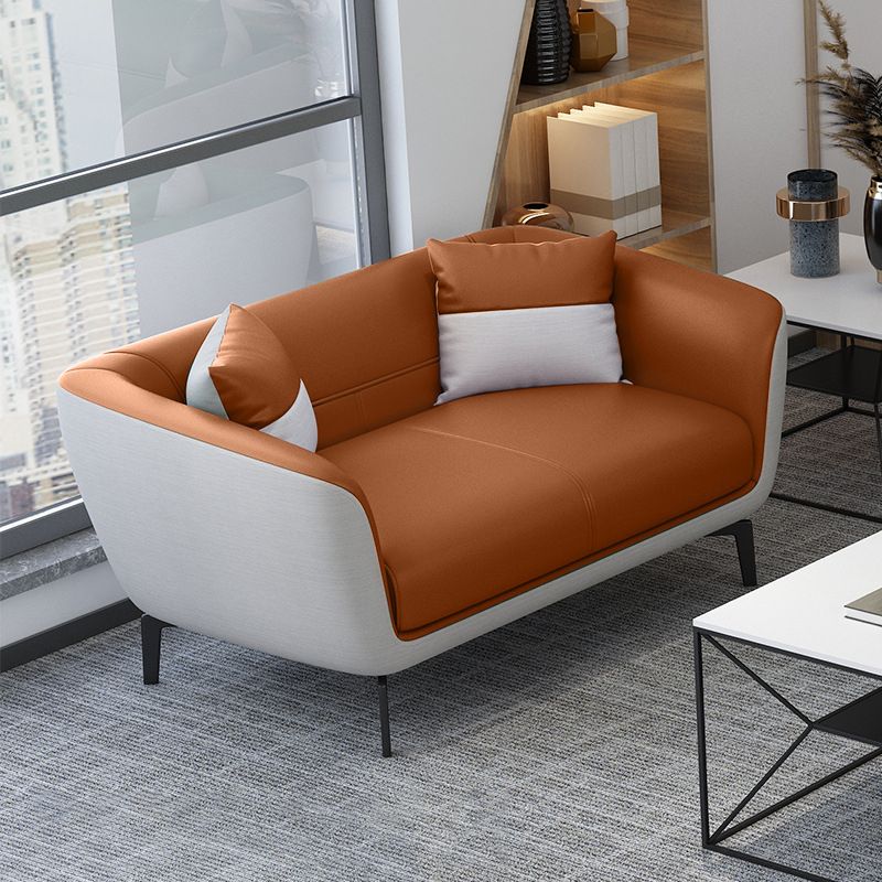 Contemporary Tight Back Leather Settee Couch for 1/2/3 People
