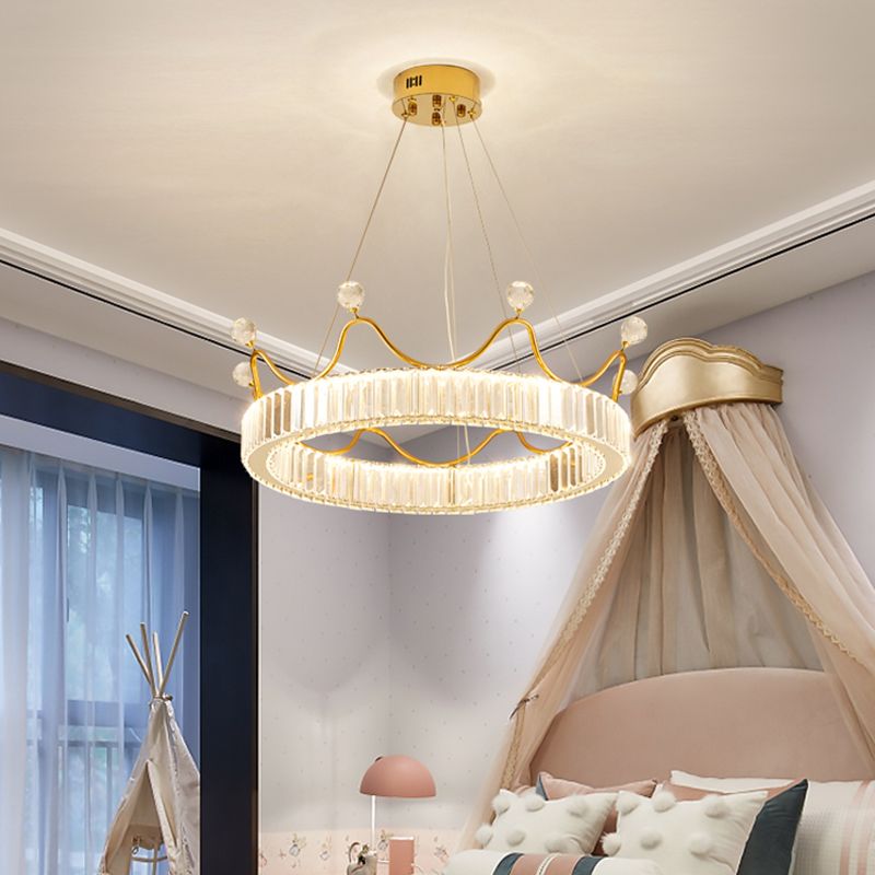 Camera da letto per bambini Luci a sospensione a sospensione Cristallo contemporaneo Lampade sospese