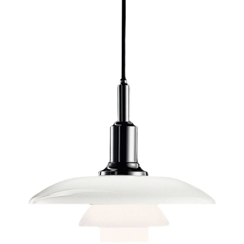 Assayeur d'éclairage pendentif en verre blanc léger en verre blanc clair