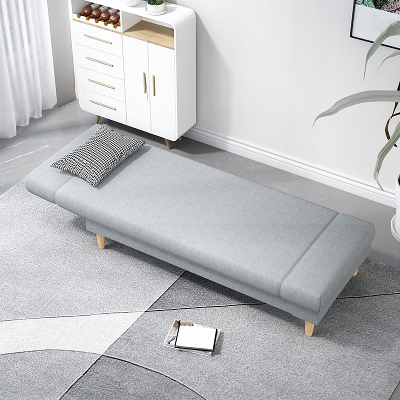 Scandinavian Chaise Lounge Solid Color Chaise Lounge Sofa Armless