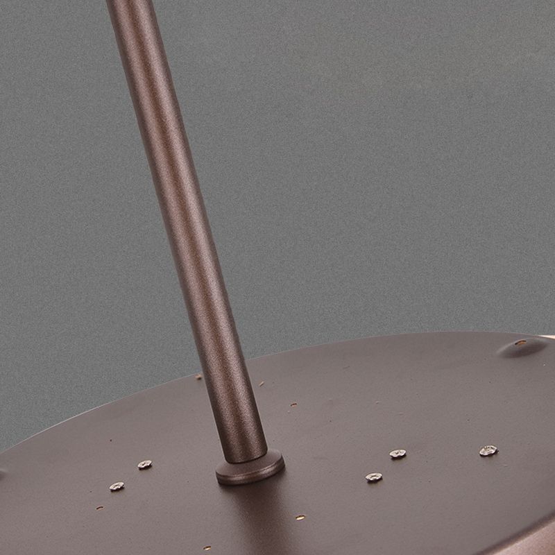 Salle de salle à manger circulaire LED PENDANT MÉTALLAL MINMINATION ÉCLAIR