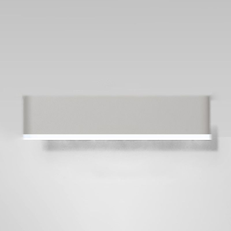 Modern Simple Wall Light Rectangle Shape Wall Lamp with Acrylic Shade for Bedroom