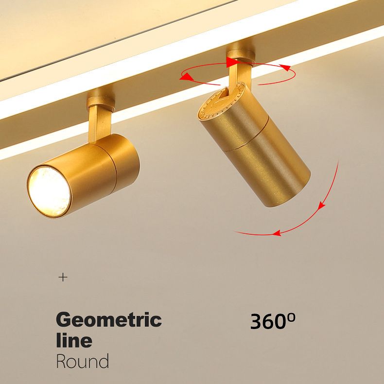Montaggio a filo a LED ACRILICO rettangolare nella moderna semplicità in metallo semifulò la luce del soffitto per soggiorno