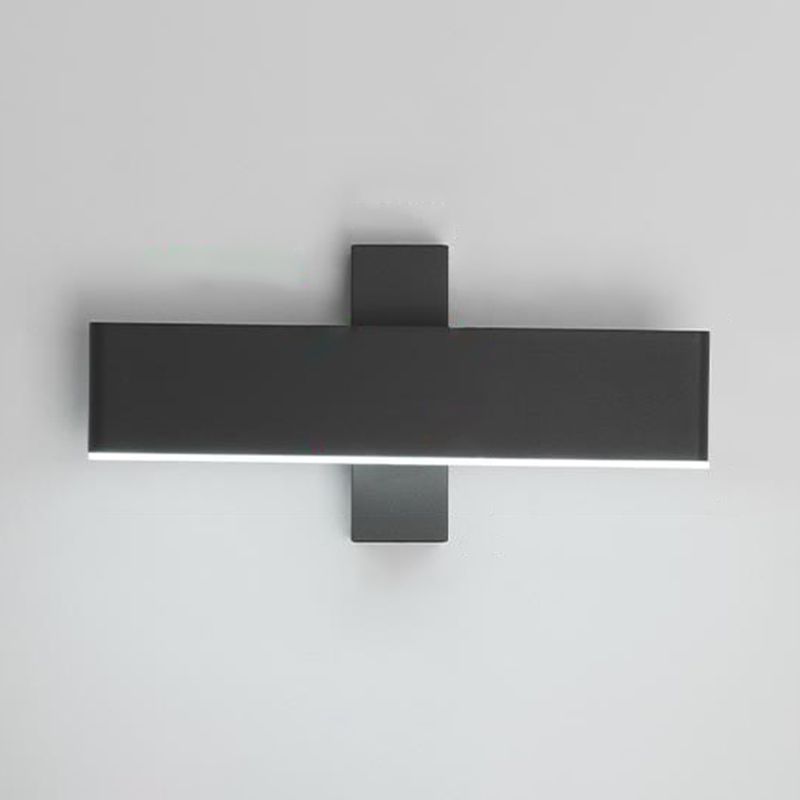 Single Black/White Modern Wall Mounted Sconce LED Wall Light for Bedroom