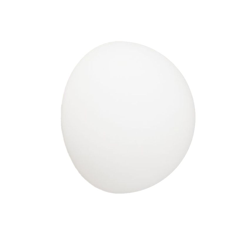 Modern Style White Wall Lamp Glass Wall Sconce Lighting for Bedroom