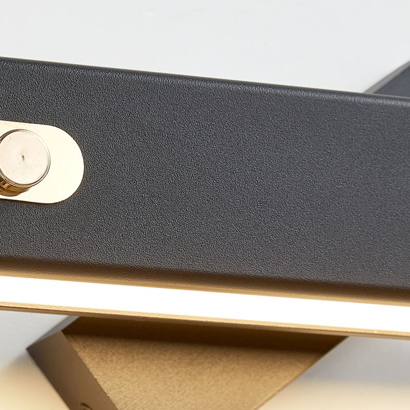 Swivel Aluminum Sconce Lighting Fixtures 1-Light Modern Style Wall Mount Lamp