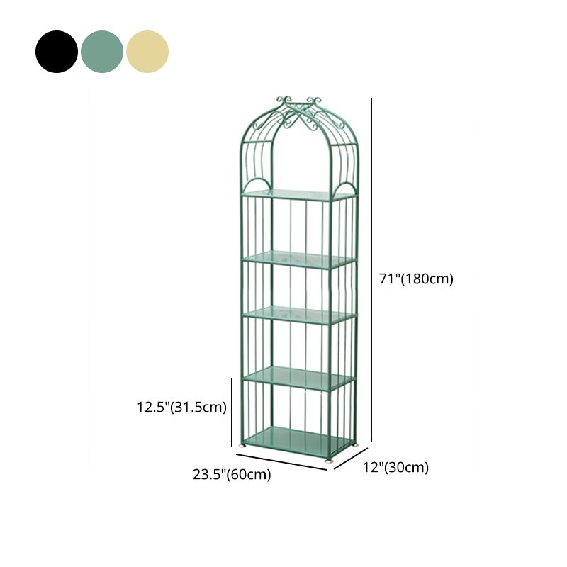 Iron Scandinavian Etagere Bookshelf Vertical Open Bookshelf for Living Room