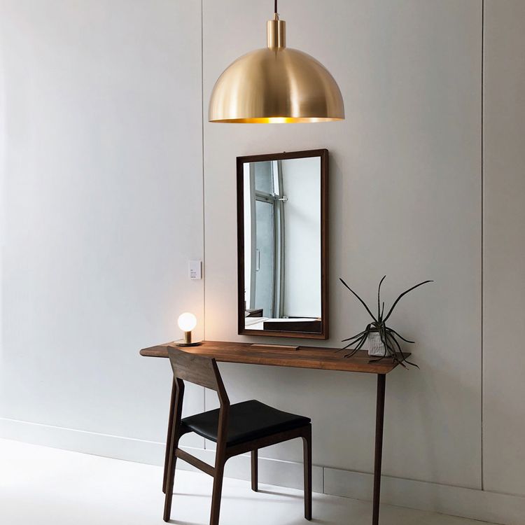 Lumière pendante en métal nordique 1 plafond suspendu au plafond pour salle à manger