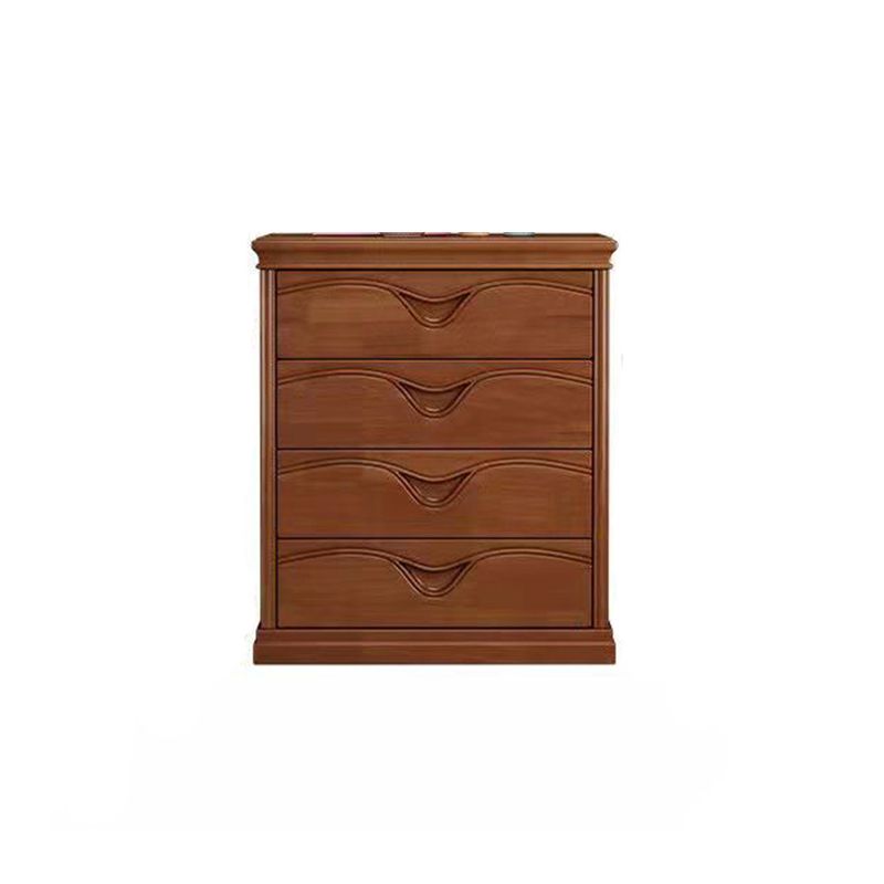 Brown 16.14" Wide Modern Accent Chest Wooden Chest with Drawers