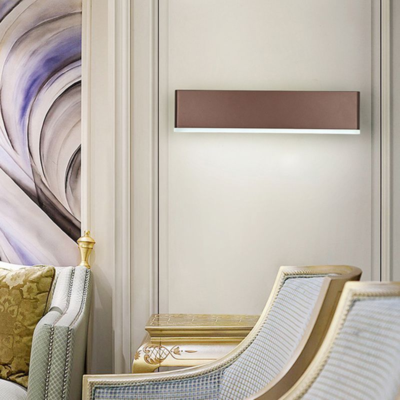 Rotatable LED Wall Mount Light 1-Light Wall Sconce Light with Acrylic Shade for Bedroom