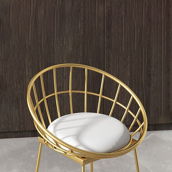 1/3/4 Pieces Industrial Round Bar Table Set Gold Iron Bistro Set with Footrest