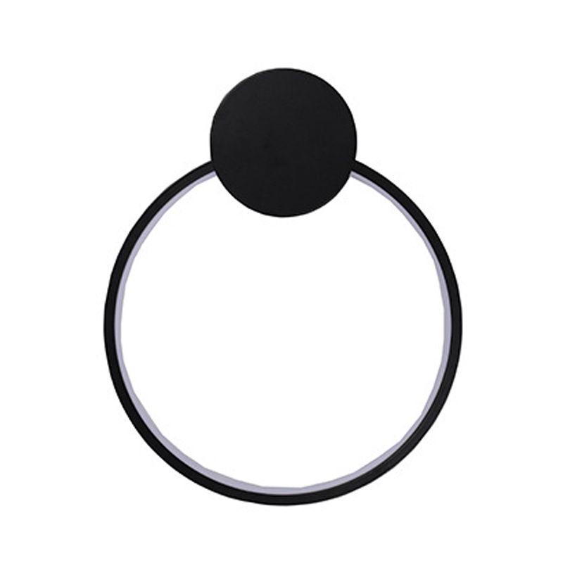 Metal Circular Wall Mounted Light Modern Style 1 Light Wall Light Sconces