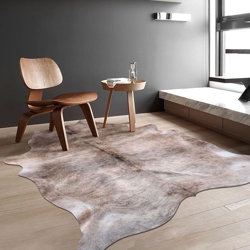 A forma irregolare tappeto per la pelle animale polso a tappeto casual polinyster per la lavabile per decorazione per decorazione