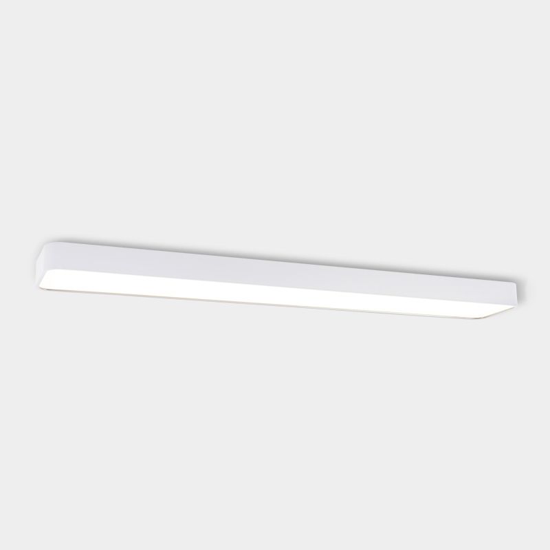 Rectangle Shape Ceiling Lamp Modern Aluminium 1 Light Flush Mount for Kindergarten
