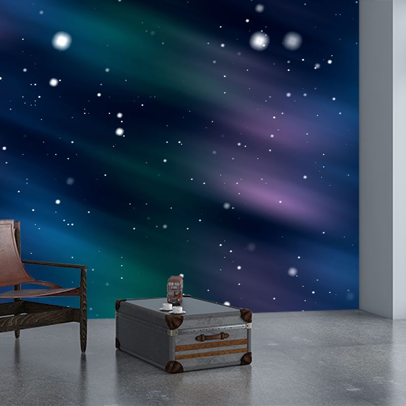 Cosmic Galaxy Wallpaper Mural Water-Proof Sleeping Room Wall Decoration