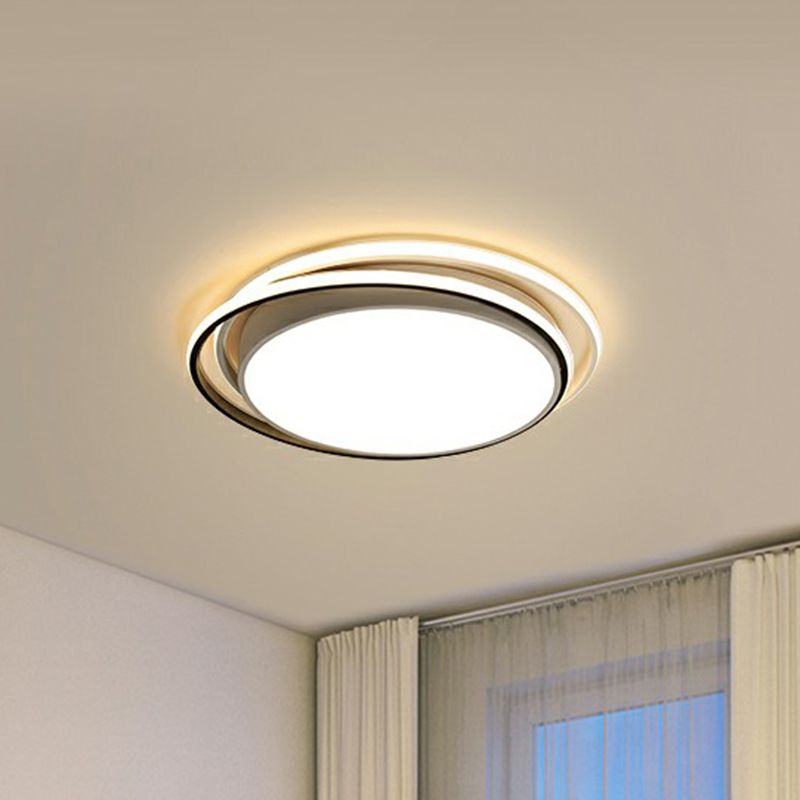 Nordic Flush Mount Plafond Licht Geometrische LED Flush Lamp met Acryl Schaduw voor slaapkamer