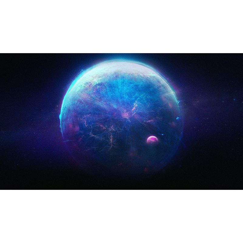 Environment Friendly Wall Mural Wallpaper Planets Sitting Room Wall Mural