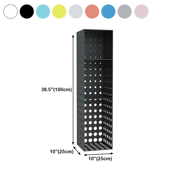 Iron Wall Mounted Bookshelf Industrial Closed Back Bookshelf