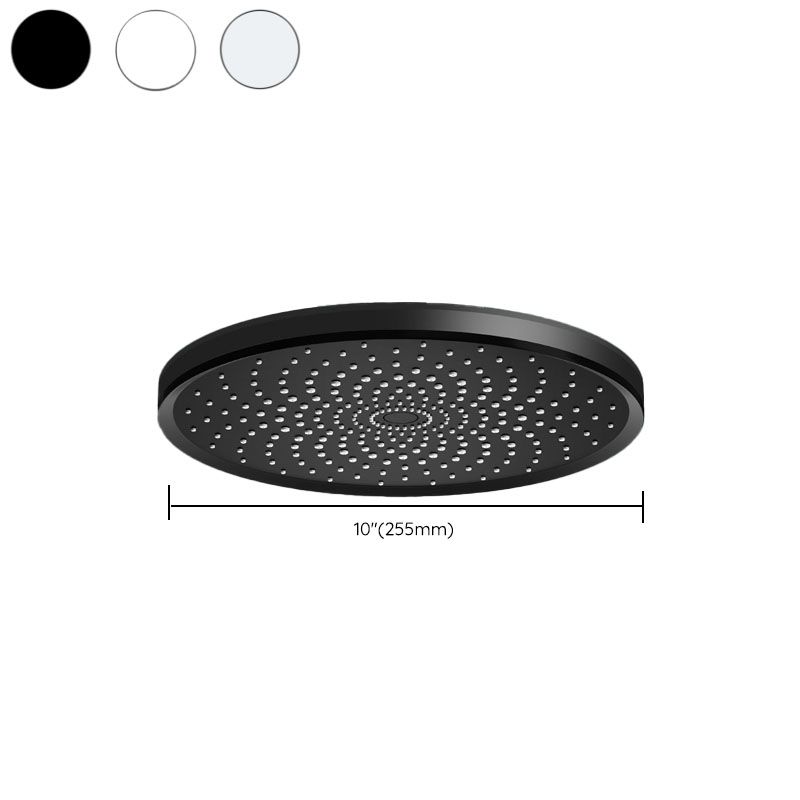 Round Fixed Shower Head Contemporary H2O Kinetic Technology Wall-Mount Shower Head
