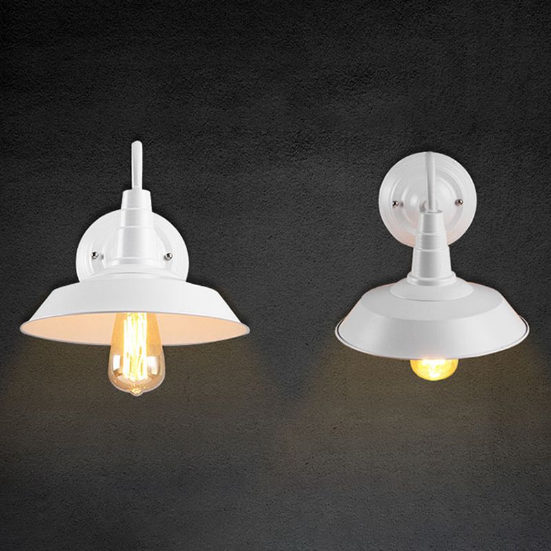 Industrial Vintage Wall Lamp Wrought Iron Barn Wall Light for Interior Spaces