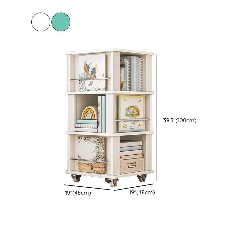 Engineered Wood Standard Bookcase Closed Back Scandinavian Bookshelf