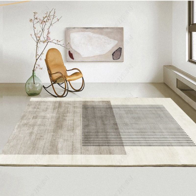 Tappeto moderno di tappeto a astratto in stile nordico tappeto resistente alle macchie per soggiorno