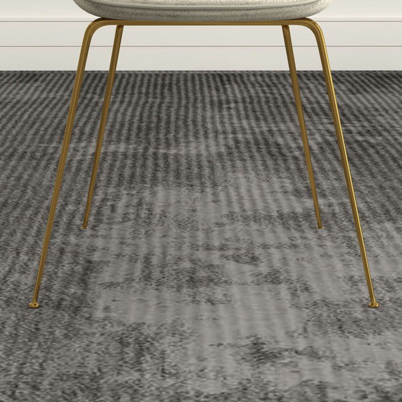 Silla lateral de comedor de tela de estilo nórdico, silla con respaldo sólido sin brazos para uso doméstico