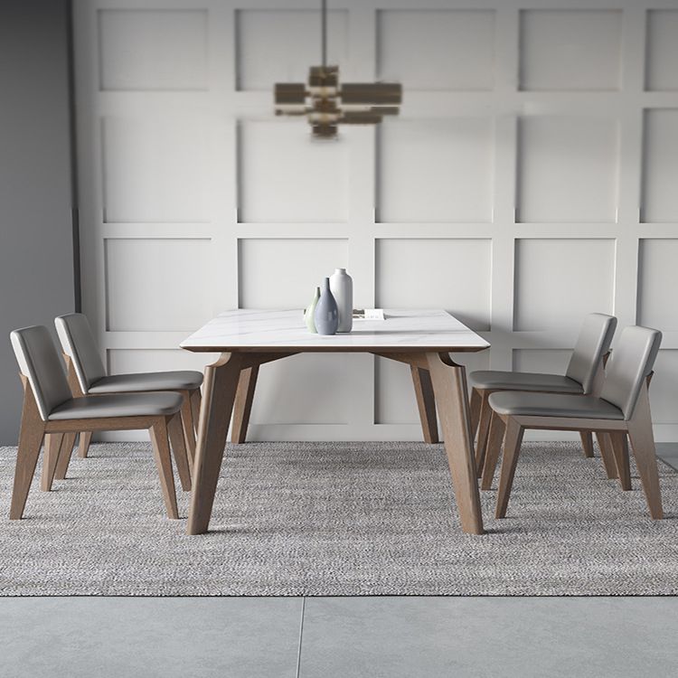 Modern Style Solid Wood Dining Set 1/2/4/5/7 Pieces Dining Set for Dining Areas