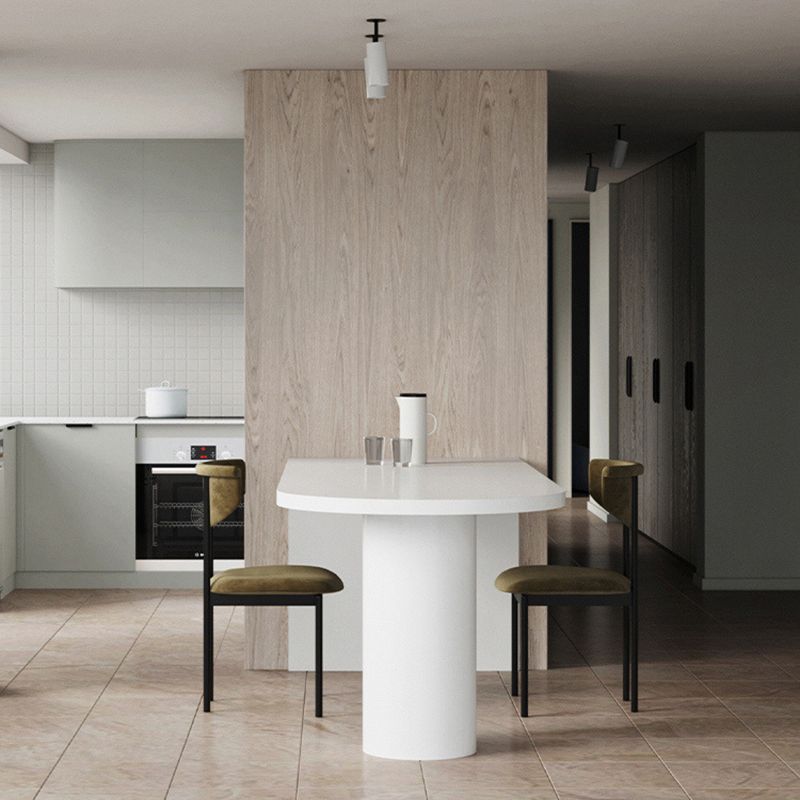 Modern Bar Table Rectangle Solid Wood Dining Table for Kitchen Living Room Coffee Room