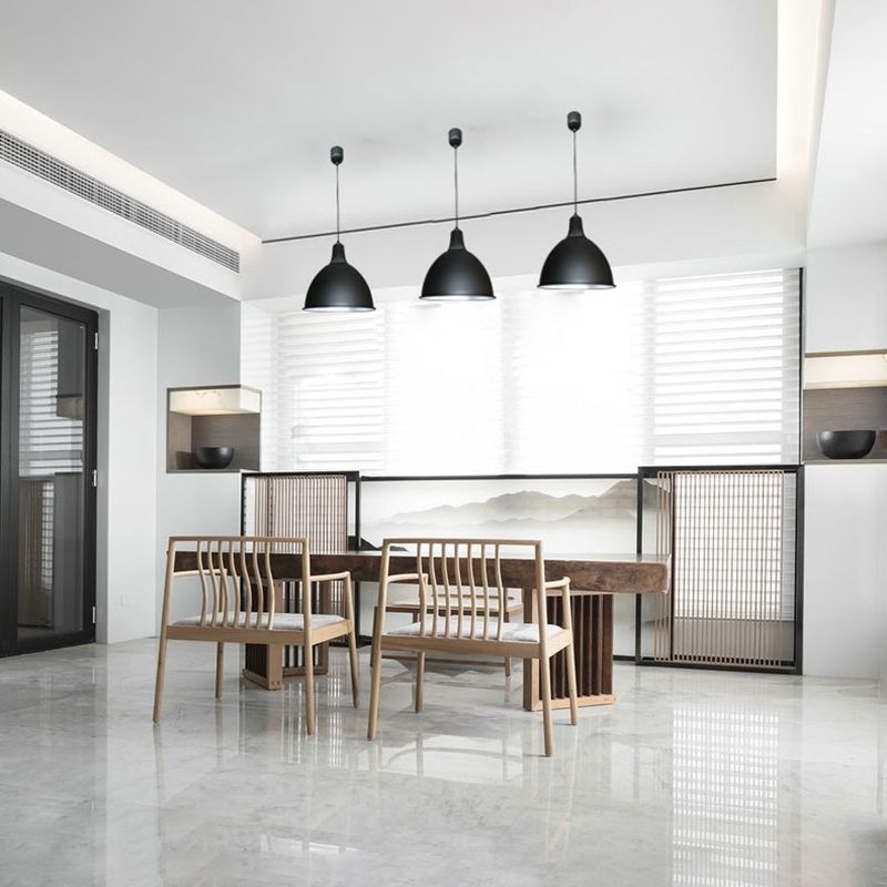 Contemporary Style Dome Pendant Light Kit Metal Dinning Room Hanging Pendant Lamp