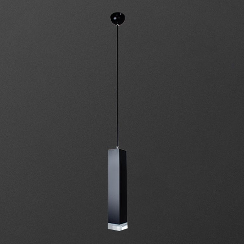 Modern Style Linear Hanging Light Metal 1 Light Pendant Lamp for Dining Room