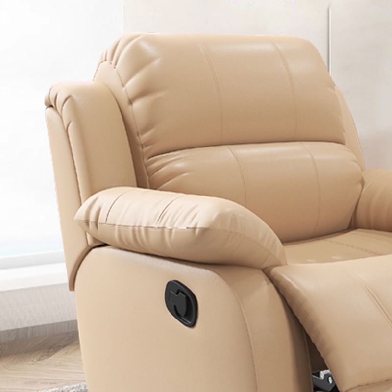 Modern Lumbar Support Recliner Chair Genuine Leather Standard Recliner