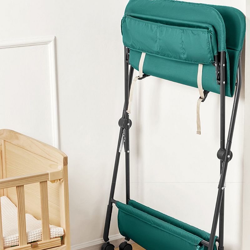 Modern Metal Baby Changing Table Folding Changing Table with Basket