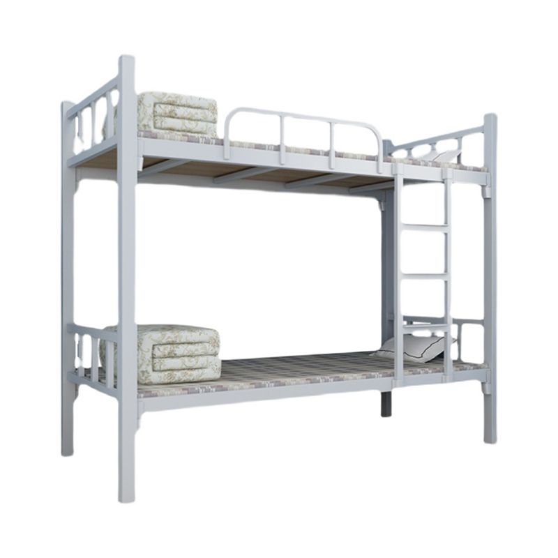 Open-Frame Bunk Bed Contemporary Iron Bed 66.93 inch High for Bedroom
