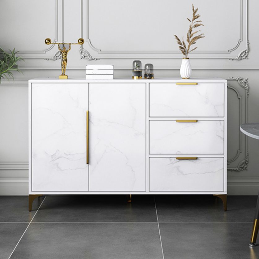 Ultra Modern Wood Combo Dresser Horizontal Storage Chest Dresser for Bedroom