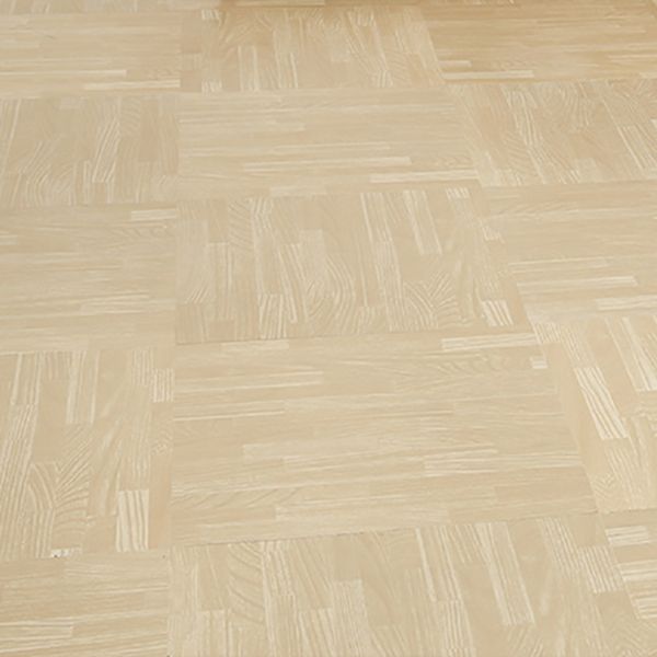 Square Plastic floor Water Resistant Peel & Stick Floor Tile