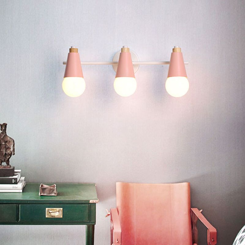 Geometric Wall Mounted Lamps Modern Style Metal Multi Lights Wall Lighting Ideas