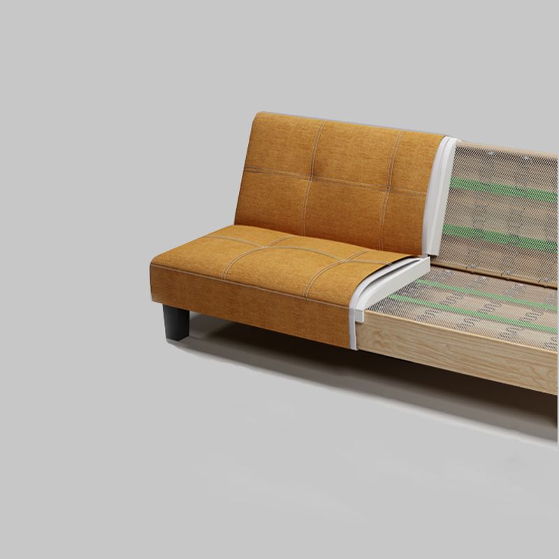 Velvet de Spedinger escandinavo/Sofá de tela 47.24 "/64.96" /70.08 "Cama de sofá sin brazo ancho