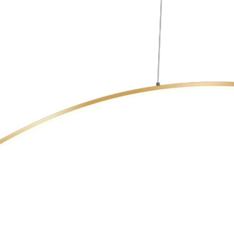 Golden Ceiling Light Contemporary LED Kitchen Island Lighting for Foyer