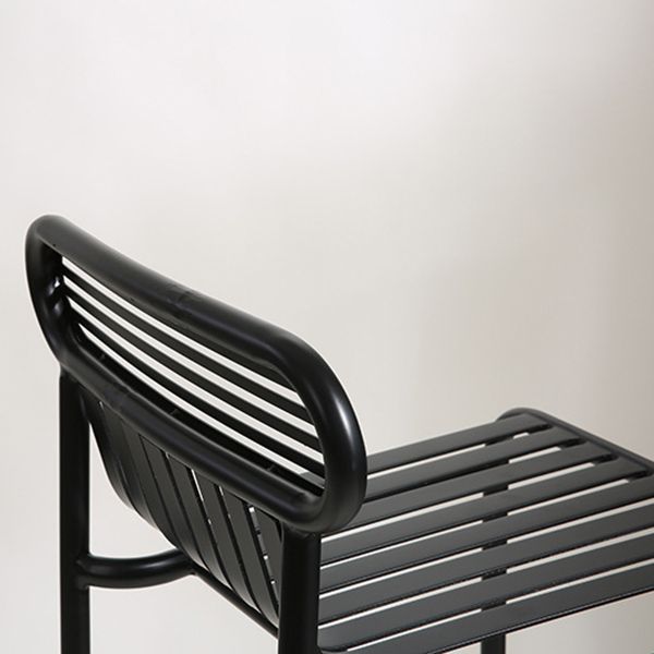 Square Industrial Bar Table Set 1/2 Pieces Counter Table with Iron High Stools